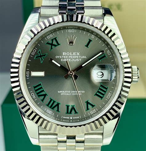 rolex datejust 41 wimbledon 126334|Rolex Datejust 41 oystersteel.